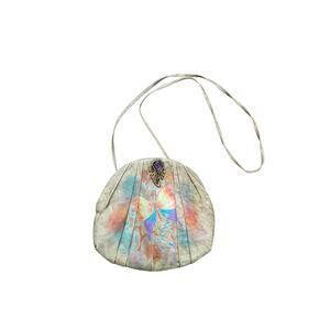 Vintage Boho Indie Butterfly 
Leather Cross Body Purse